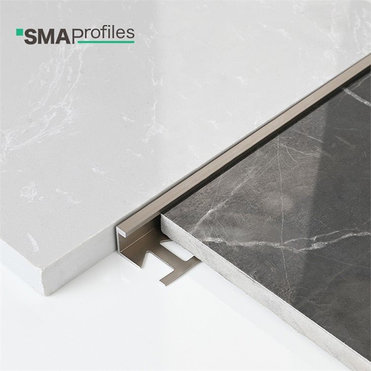 installing aluminum tile edging