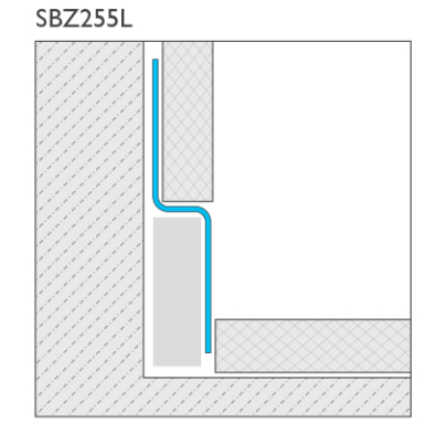 Stainless Steel 304 Grade Wall Drop Profile
